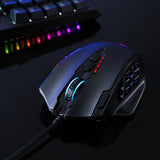 Redragon M908 IMPACT RGB LED MMO Mouse Laser Wired Gaming Mouse