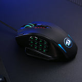 Redragon M908 IMPACT RGB LED MMO Mouse Laser Wired Gaming Mouse